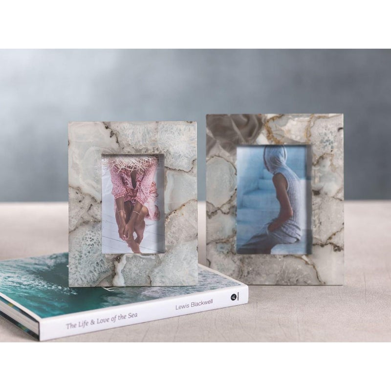 Zodax Preto Agate Photo Frame 5" X 7" - Image 2